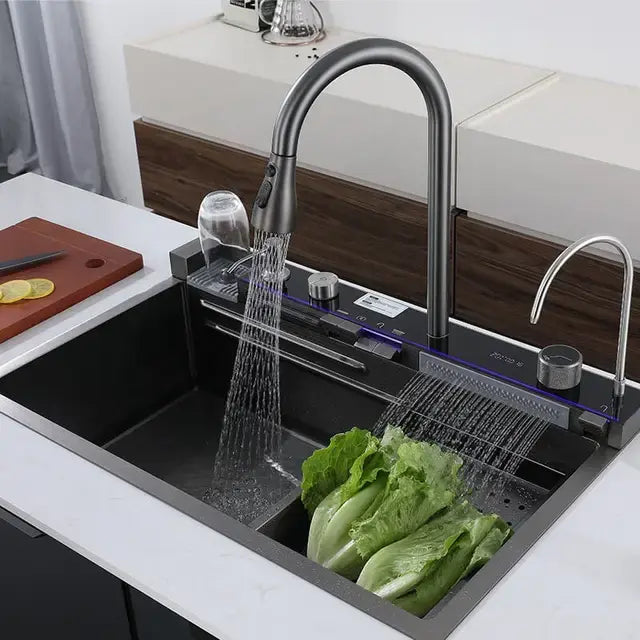 kithcen sink, multifunctional kitchen sink, aramo