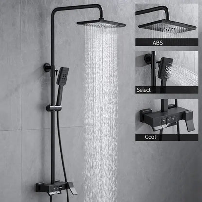 aramo, shower set, shower panel, hand shower