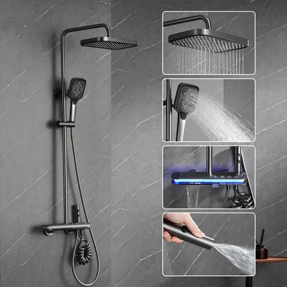 shower, shower set, shower panel, hand shower